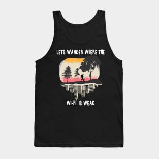 Wanderer Shirt Design Tank Top